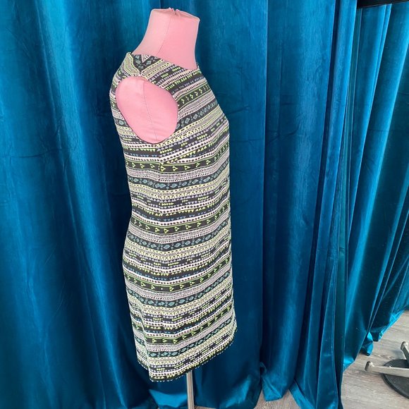 Cynthia Steffe Courtney Sleeveless Shift Dress  Surf Teal - Picture 6 of 12